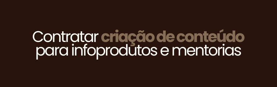 Contratar Conteúdo